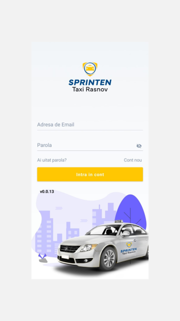 Sprinten Taxi - Aplicatie mobile Android si iOS pentru comenzi taxi